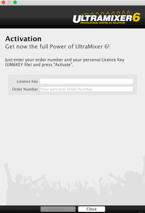 ultramixer serial number